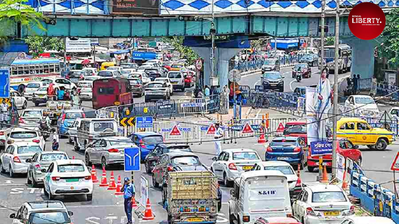 Kolkata traffic jam