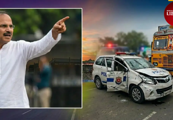 Adhir Ranjan Chowdhury convoy accident