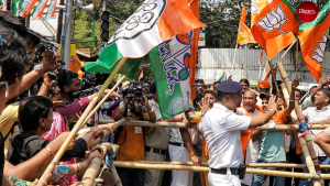 BJP vs TMC Clash Kolkata