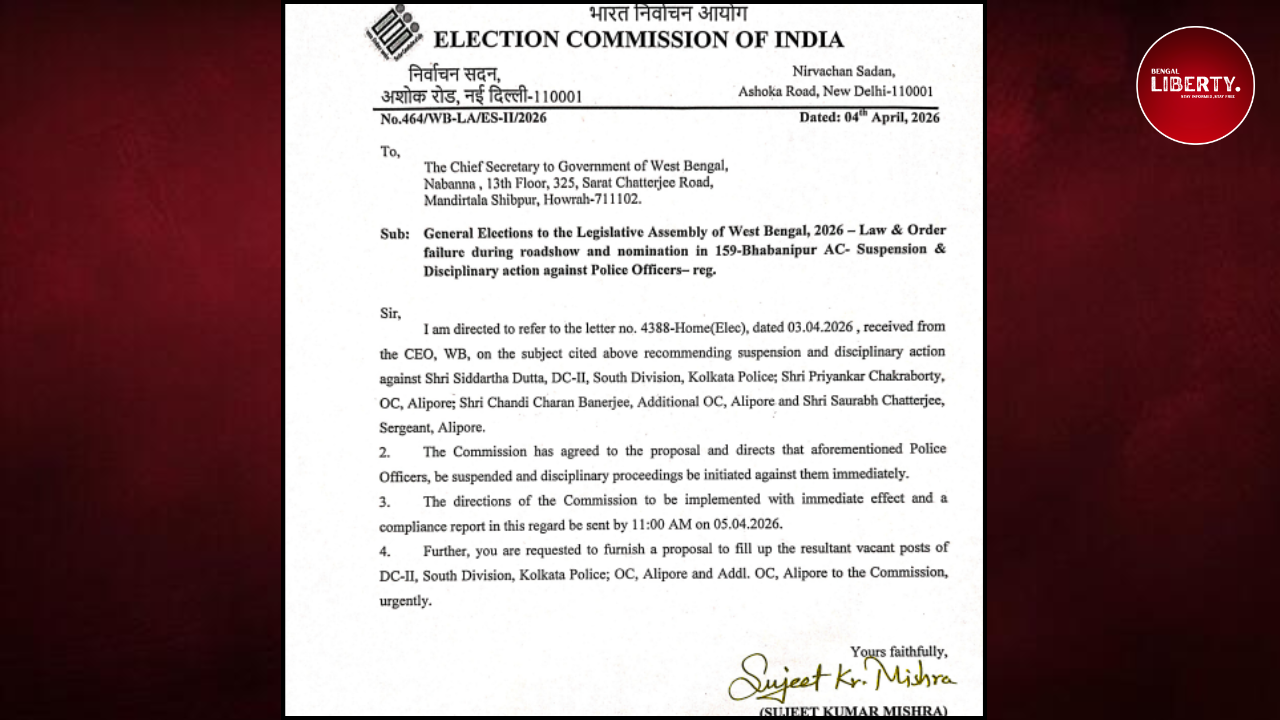 Police Suspension in West Bengal