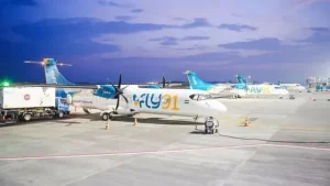 Fly91 emergency landing