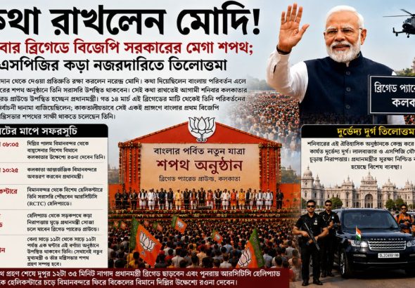 Narendra Modi in Brigade