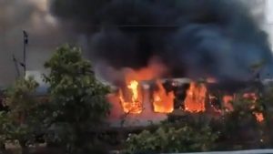 AC coach fire