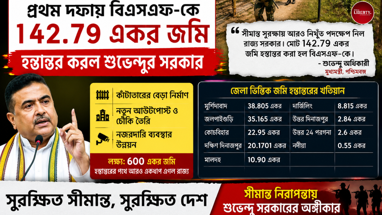 BSF Land Handover West Bengal
