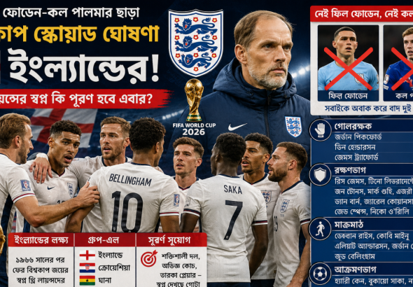 England World Cup 2026 Squad