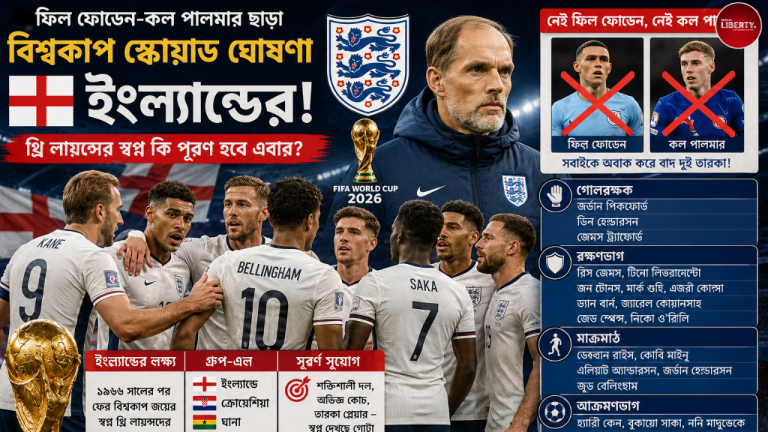 England World Cup 2026 Squad