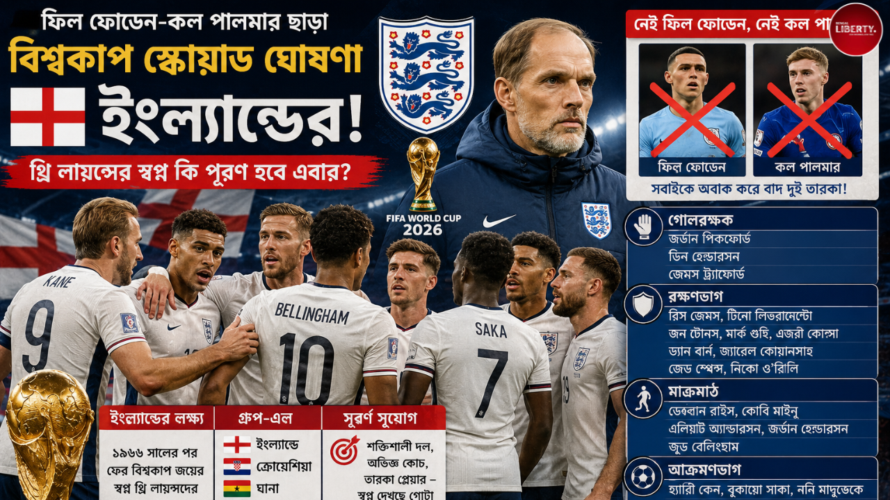 England World Cup 2026 Squad