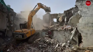 Uttarpara Bulldozer Action
