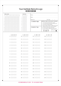 SSC OMR Sheet 2016
