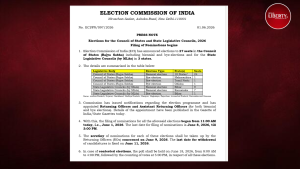 Rajya Sabha Election Schedule