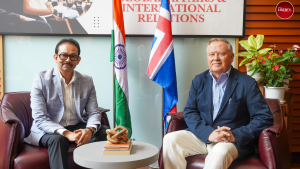 Satyam Roy Chowdhury and HE Benedikt Hoskuldsson