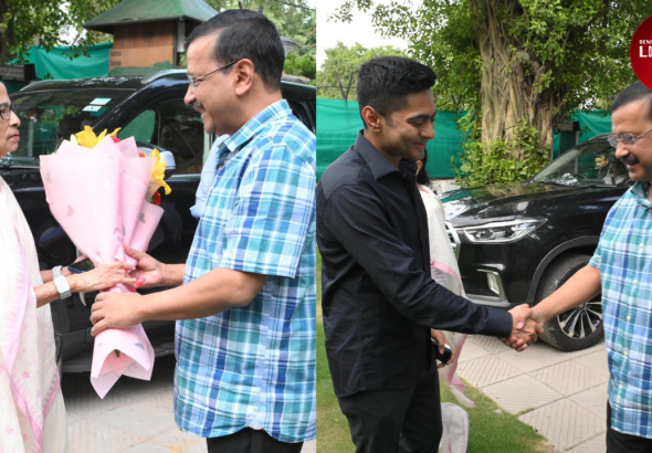Mamata meet Kejriwal