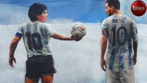 leo messi tribute to maradona 