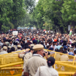 Foreign Funding CJP Protest