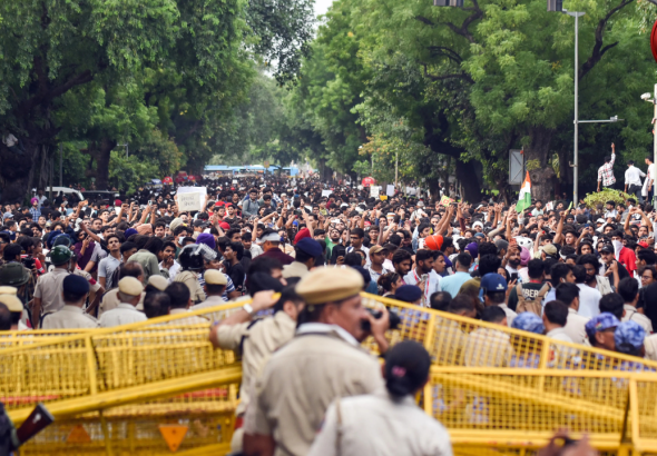 Foreign Funding CJP Protest