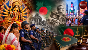 বাংলাদেশে শারদীয় দুর্গোৎসবে পুলিশ পাহারা
